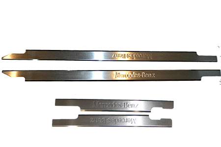 Mercedes G-Class Stainless Steel Door Sill Kit NOT ILLUMINATED 4-Doors