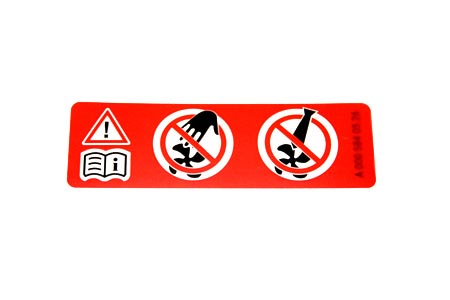 Mercedes G-Class "CAUTION FAN" Sticker.