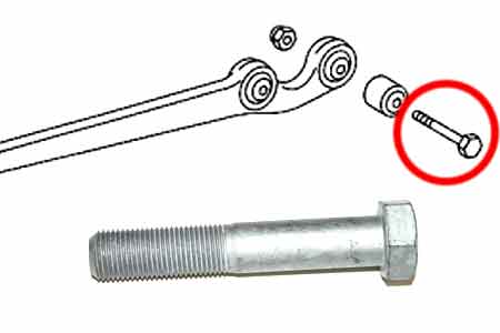 Mercedes G-Class Suspension Bolt M16X1.5X90mm.