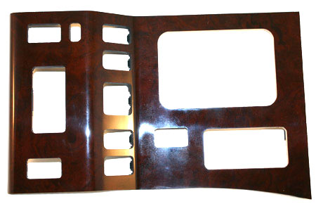Mercedes G320, G500 Middle Console BURL WOOD